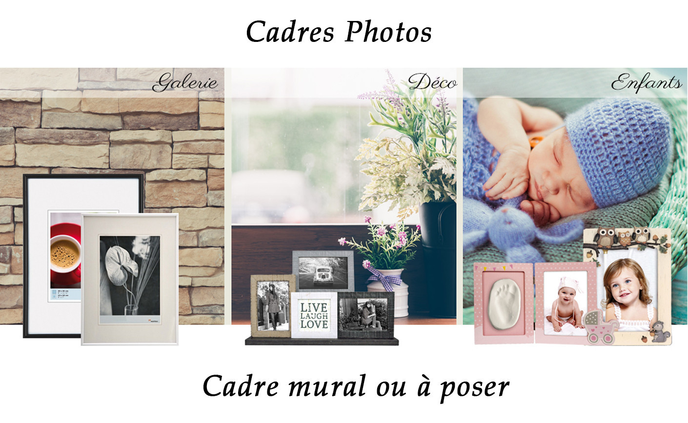 Mettez vos souvenirs en valeur avec des cadres photos